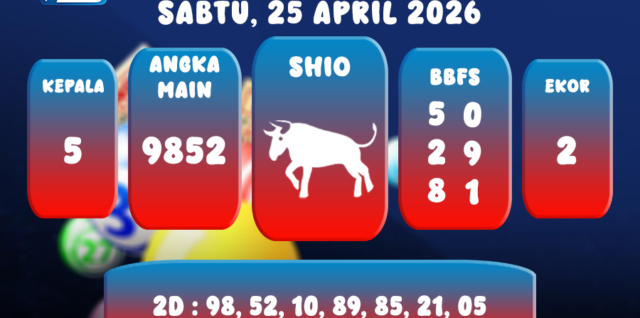 PREDIKSI SINGAPORE POOL 25 APRIL 2026